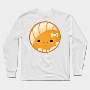 Cute Chibi Kawaii Concha (Pan Dulce Art) Long Sleeve T-Shirt